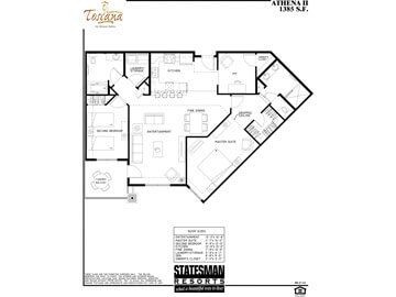 picture of a scottsdale luxury condo floor plan