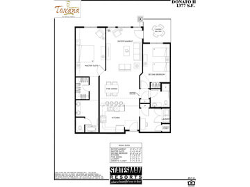 Donato Floor-plan - Condos in Scottsdale