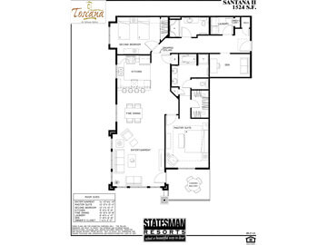 Toscana of Desert Ridge Santana II Floor-plan
